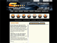 Tablet Screenshot of carolinagamessummit.com